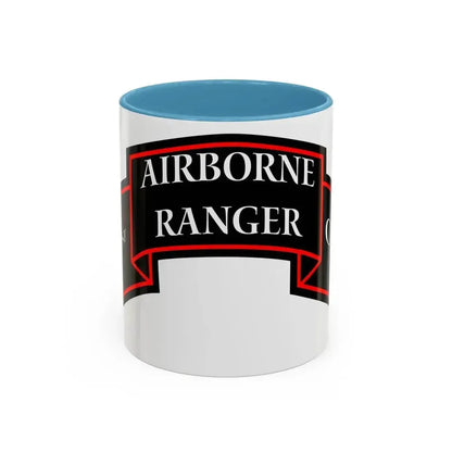 1st Ranger Infantry Company (U.S. Army) Accent Coffee Mug 11oz Light Blue - Go Mug Yourself