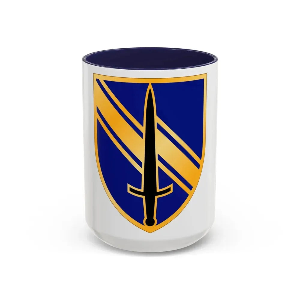 1st Security Forces Assistance Brigade (U.S. Army) Accent Coffee Mug 15oz Navy - Go Mug Yourself