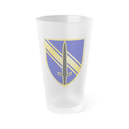 1st Security Forces Assistance Brigade (U.S. Army) Frosted Pint Glass 16oz Default Title - Go Mug Yourself