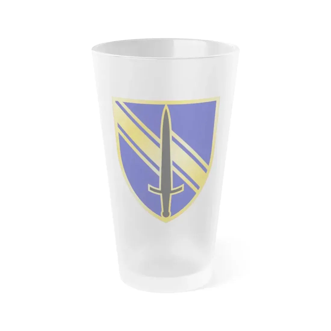 1st Security Forces Assistance Brigade (U.S. Army) Frosted Pint Glass 16oz Default Title - Go Mug Yourself