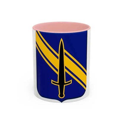 1st Security Forces Assistance Brigade v2 (U.S. Army) Accent Coffee Mug 11oz Pink - Go Mug Yourself