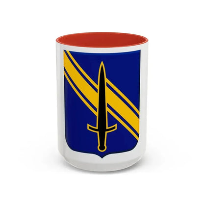 1st Security Forces Assistance Brigade v2 (U.S. Army) Accent Coffee Mug 15oz Red - Go Mug Yourself