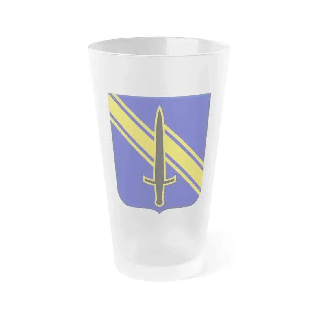 1st Security Forces Assistance Brigade v2 (U.S. Army) Frosted Pint Glass 16oz Default Title - Go Mug Yourself