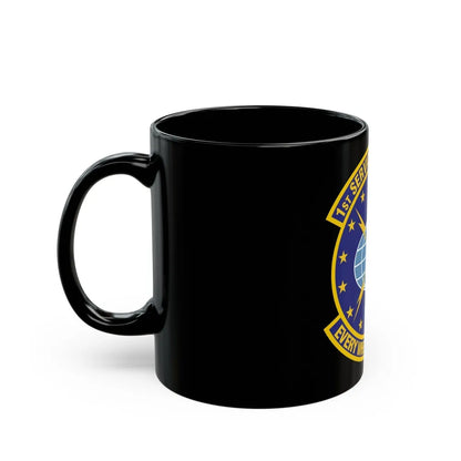 1st Services Squadron (U.S. Air Force) Black Coffee Mug-Go Mug Yourself