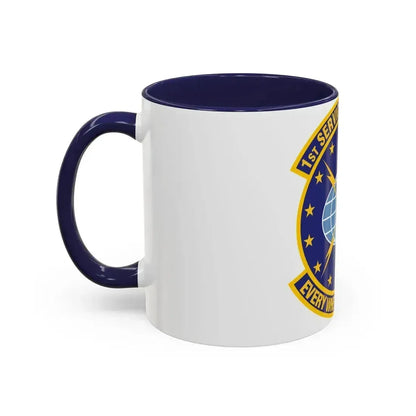 1st Services Squadron (U.S. Air Force) Accent Coffee Mug - Go Mug Yourself