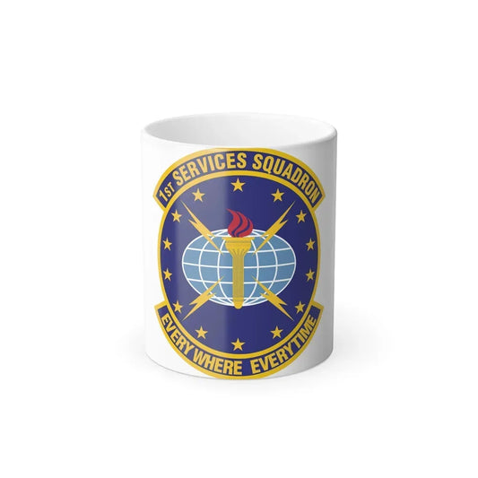 1st Services Squadron (U.S. Air Force) Color Changing Coffee Mug 11oz - Go Mug Yourself