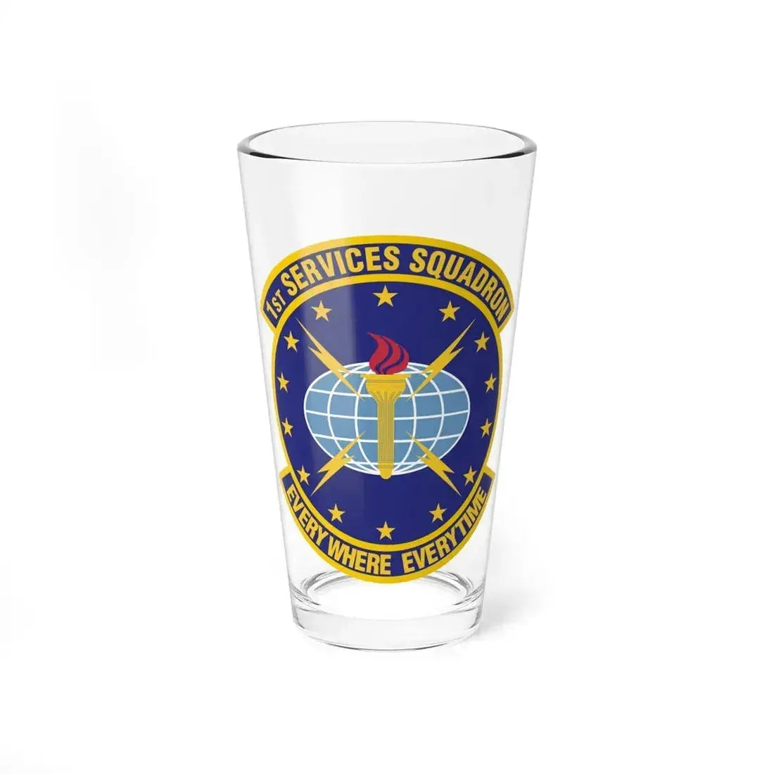 1st Services Squadron (U.S. Air Force) Pint Glass 16oz 16oz - Go Mug Yourself