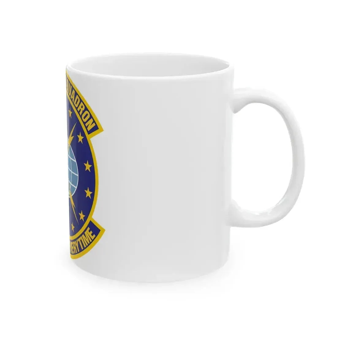 1st Services Squadron (U.S. Air Force) White Coffee Mug - Go Mug Yourself
