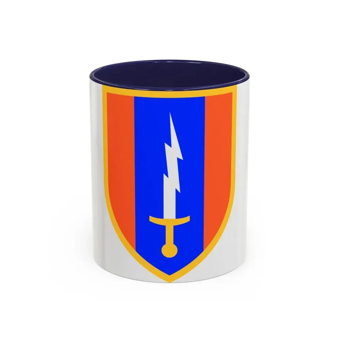 1st Signal Brigade (U.S. Army) Accent Coffee Mug 11oz Navy - Go Mug Yourself