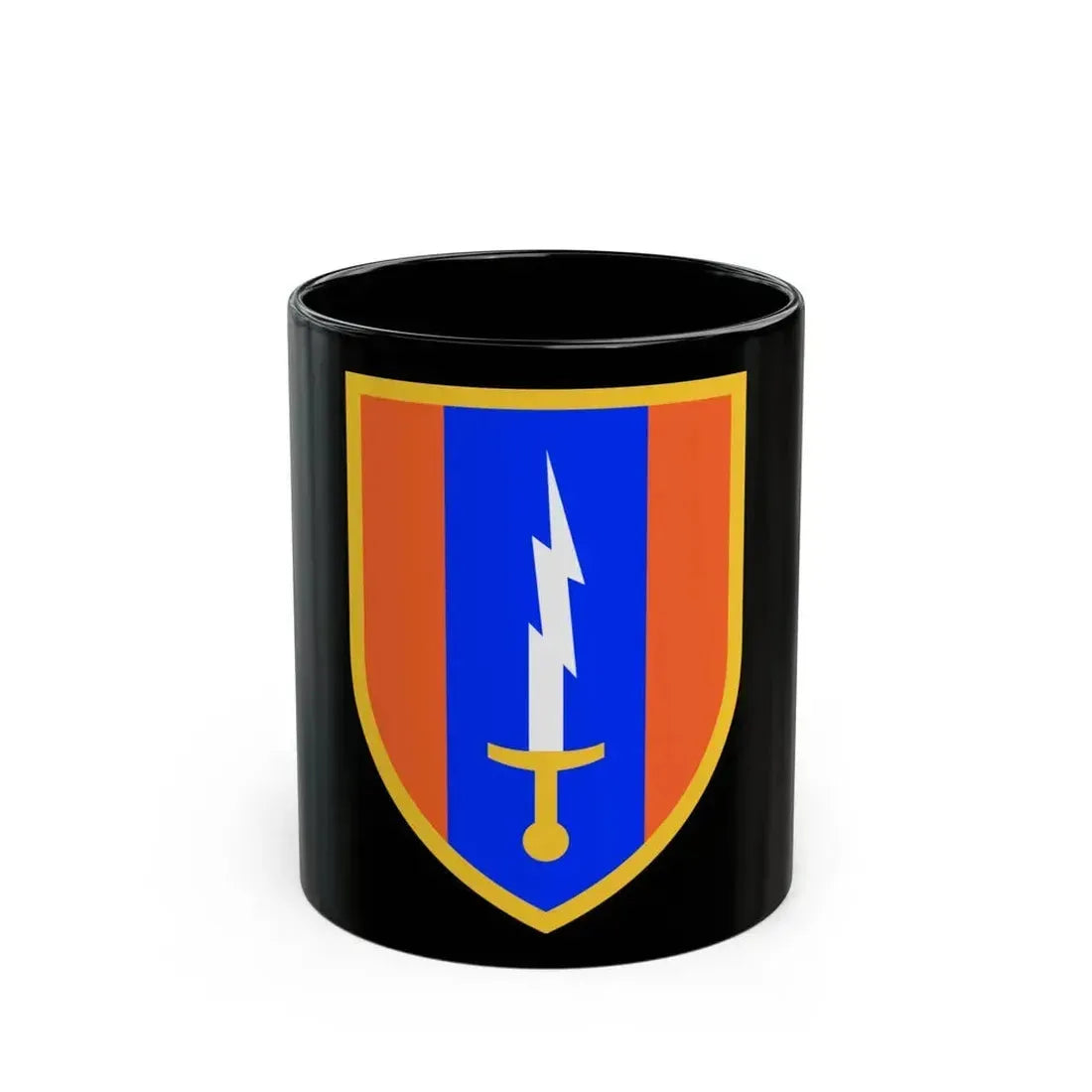 1st Signal Brigade (U.S. Army) Black Coffee Mug 11oz - Go Mug Yourself