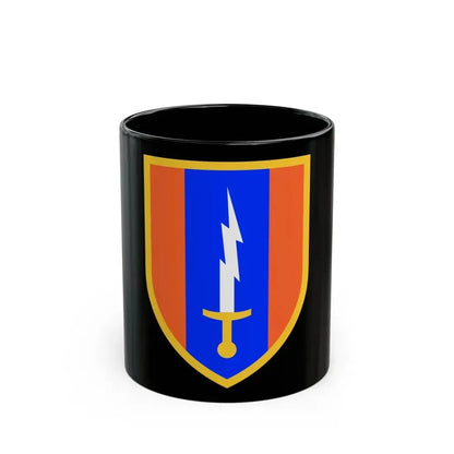 1st Signal Brigade (U.S. Army) Black Coffee Mug 11oz - Go Mug Yourself