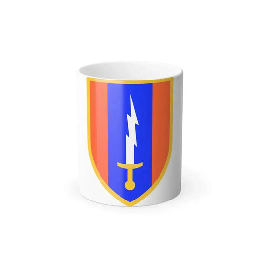 1st Signal Brigade (U.S. Army) Color Changing Coffee Mug 11oz - Go Mug Yourself