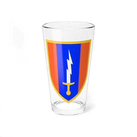 1st Signal Brigade (U.S. Army) Pint Glass 16oz 16oz - Go Mug Yourself