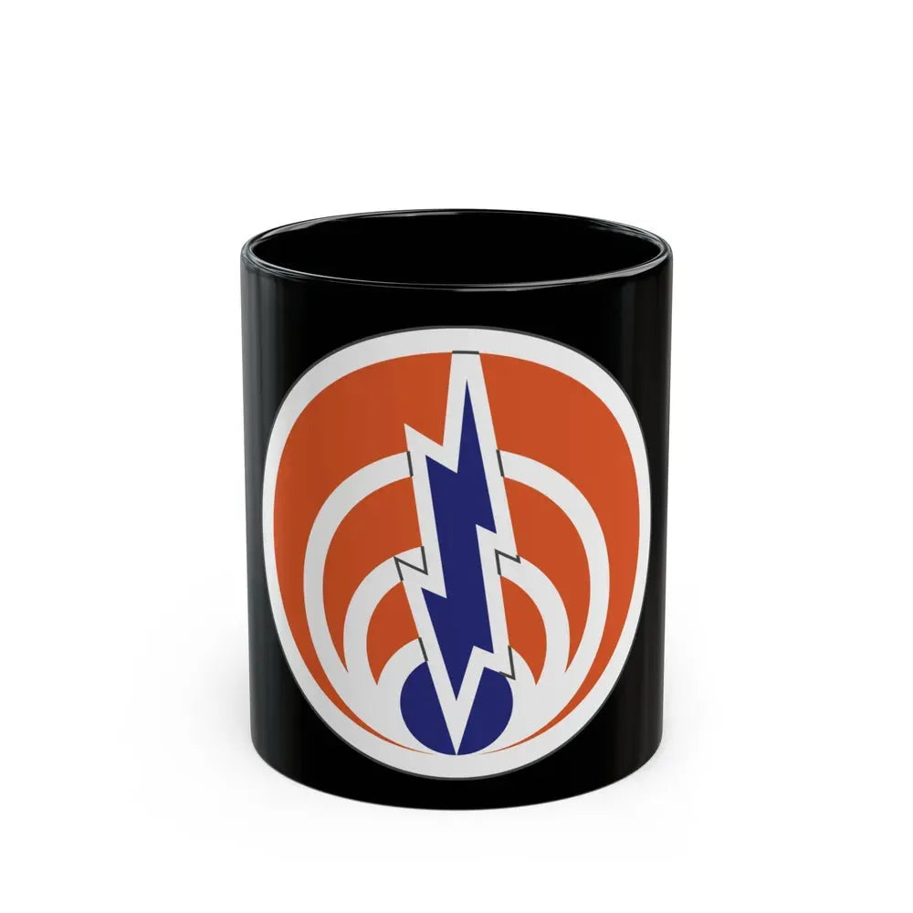 1st Signal Command (U.S. Army) Black Coffee Mug 11oz - Go Mug Yourself