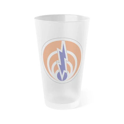 1st Signal Command (U.S. Army) Frosted Pint Glass 16oz Default Title - Go Mug Yourself