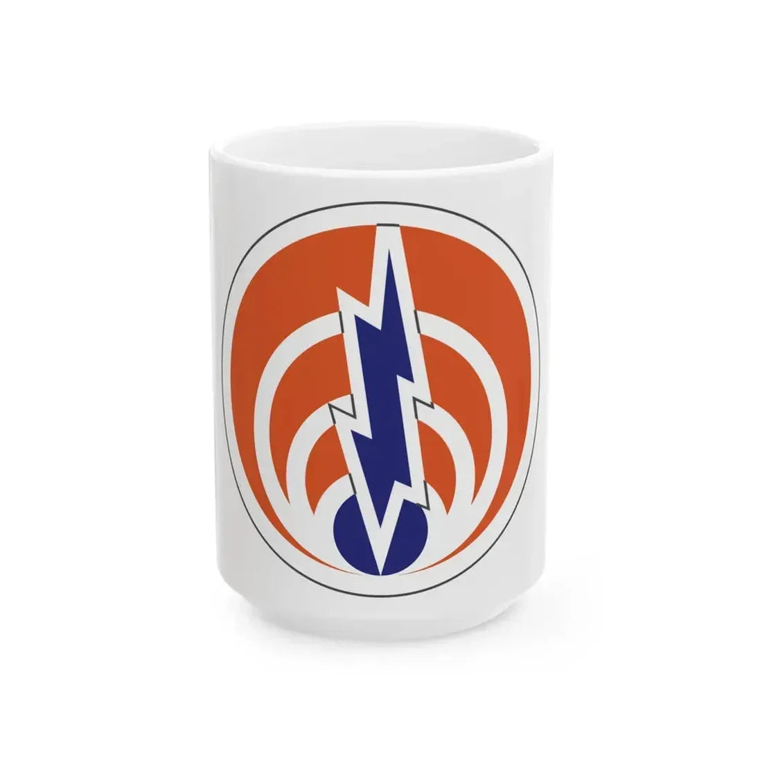 1st Signal Command (U.S. Army) White Coffee Mug 15oz - Go Mug Yourself