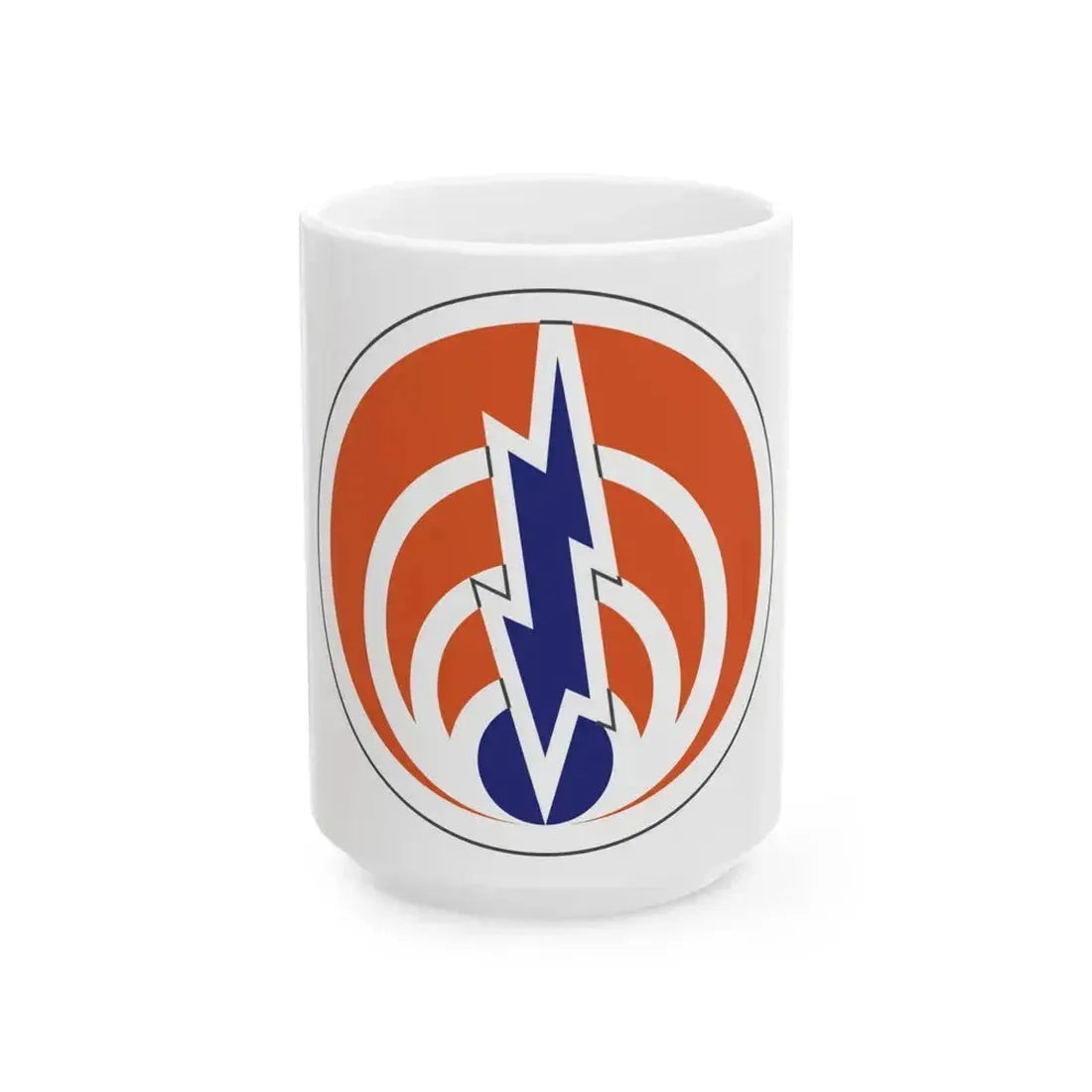 1st Signal Command (U.S. Army) White Coffee Mug 15oz - Go Mug Yourself