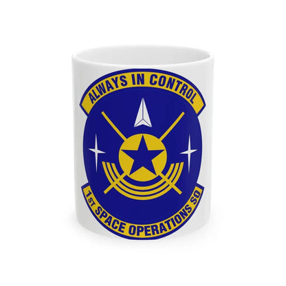 1st Space Operations Squadron (U.S. Air Force) White Coffee Mug-11oz-Go Mug Yourself