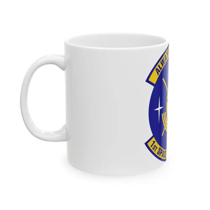 1st Space Operations Squadron (U.S. Air Force) White Coffee Mug-Go Mug Yourself