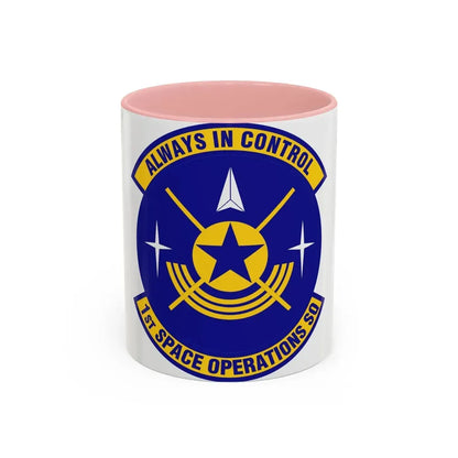 1st Space Operations Squadron (U.S. Air Force) Accent Coffee Mug 11oz Pink - Go Mug Yourself