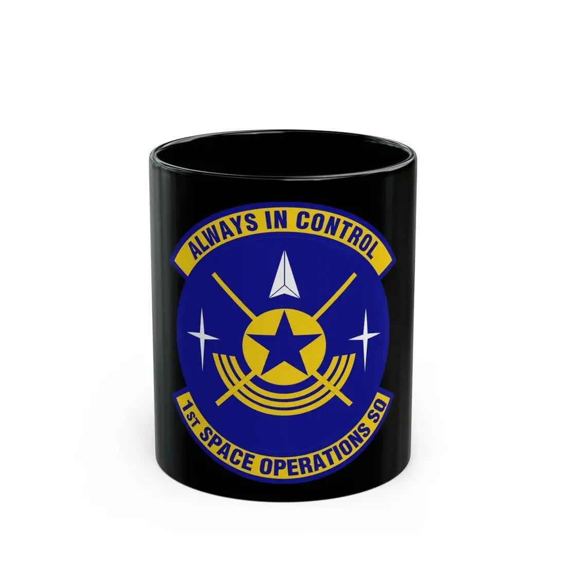 1st Space Operations Squadron (U.S. Air Force) Black Coffee Mug 11oz - Go Mug Yourself