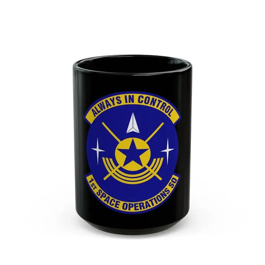 1st Space Operations Squadron (U.S. Air Force) Black Coffee Mug 15oz - Go Mug Yourself