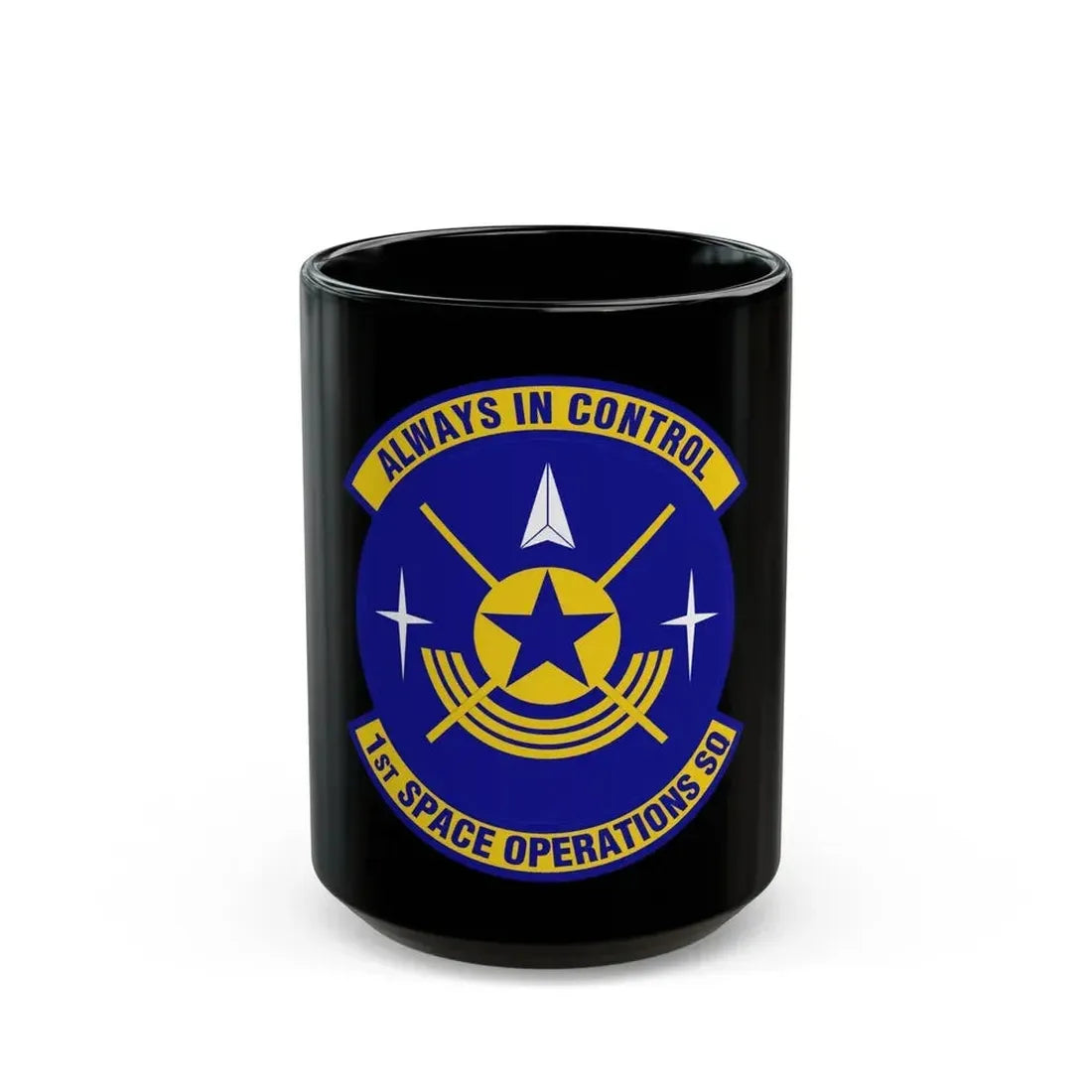 1st Space Operations Squadron (U.S. Air Force) Black Coffee Mug - Go Mug Yourself