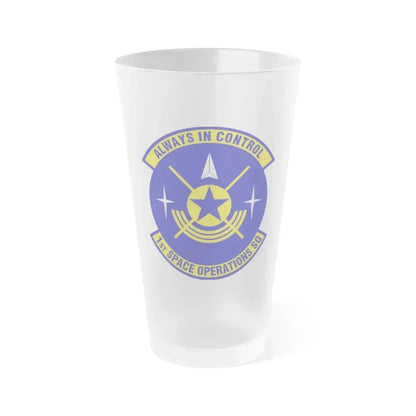1st Space Operations Squadron (U.S. Air Force) Frosted Pint Glass 16oz 16oz Frosted - Go Mug Yourself