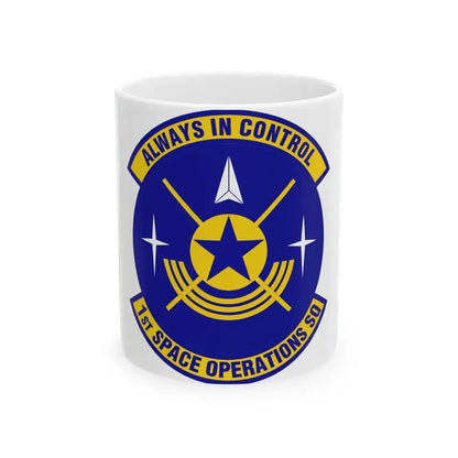 1st Space Operations Squadron (U.S. Air Force) White Coffee Mug 11oz - Go Mug Yourself