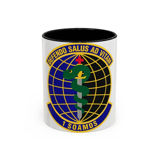 1st Special Operations Aerospace Medicine Squadron (U.S. Air Force) Accent Coffee Mug 11oz Black - Go Mug Yourself