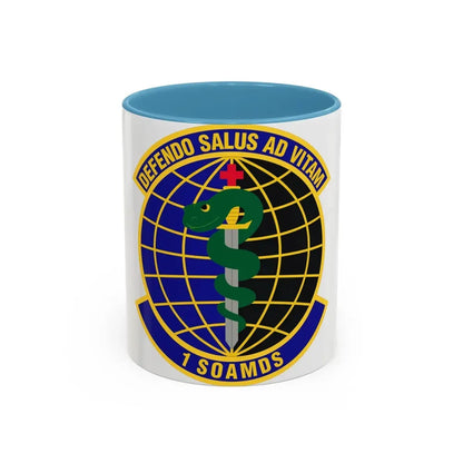 1st Special Operations Aerospace Medicine Squadron (U.S. Air Force) Accent Coffee Mug 11oz Light Blue - Go Mug Yourself