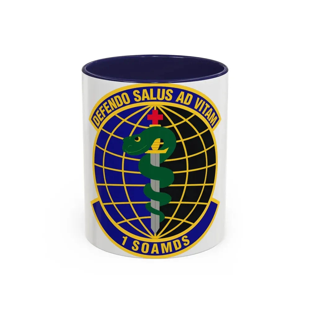 1st Special Operations Aerospace Medicine Squadron (U.S. Air Force) Accent Coffee Mug 11oz Navy - Go Mug Yourself