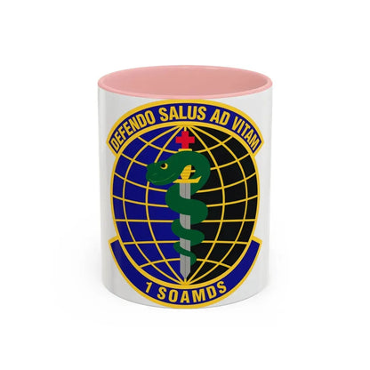 1st Special Operations Aerospace Medicine Squadron (U.S. Air Force) Accent Coffee Mug 11oz Pink - Go Mug Yourself