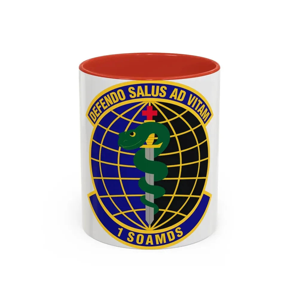 1st Special Operations Aerospace Medicine Squadron (U.S. Air Force) Accent Coffee Mug 11oz Red - Go Mug Yourself