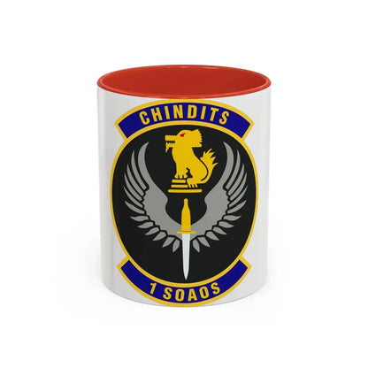 1st Special Operations Air Operations Squadron (U.S. Air Force) Accent Coffee Mug 11oz Red - Go Mug Yourself