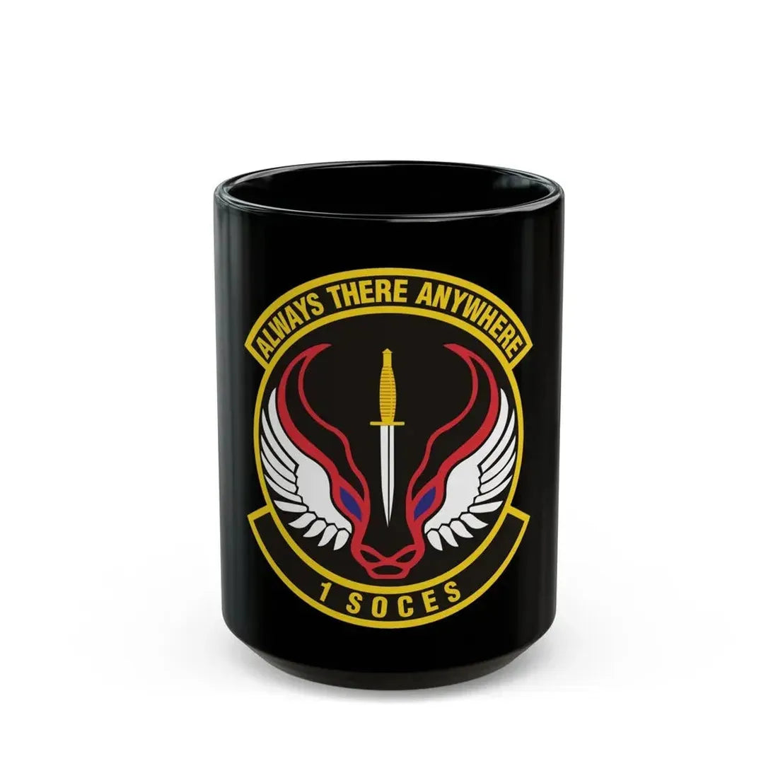 1st Special Operations Civil Engineer Squadron (U.S. Air Force) Black Coffee Mug 15oz - Go Mug Yourself