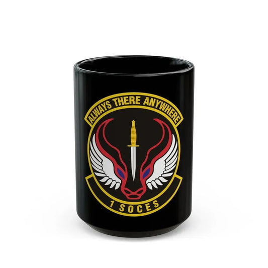 1st Special Operations Civil Engineer Squadron (U.S. Air Force) Black Coffee Mug 15oz - Go Mug Yourself