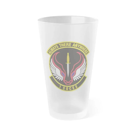 1st Special Operations Civil Engineer Squadron (U.S. Air Force) Frosted Pint Glass 16oz 16oz Frosted - Go Mug Yourself