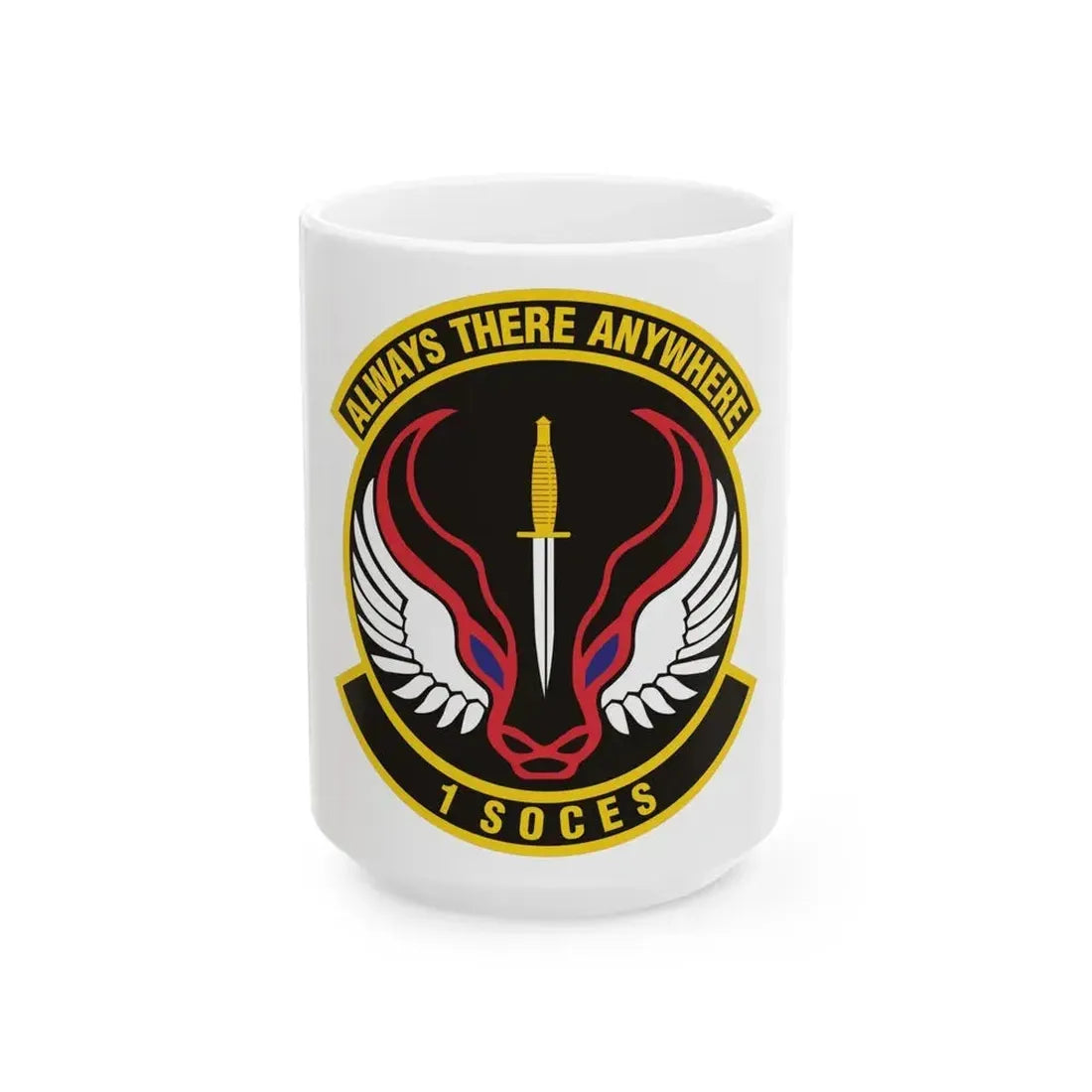 1st Special Operations Civil Engineer Squadron (U.S. Air Force) White Coffee Mug - Go Mug Yourself