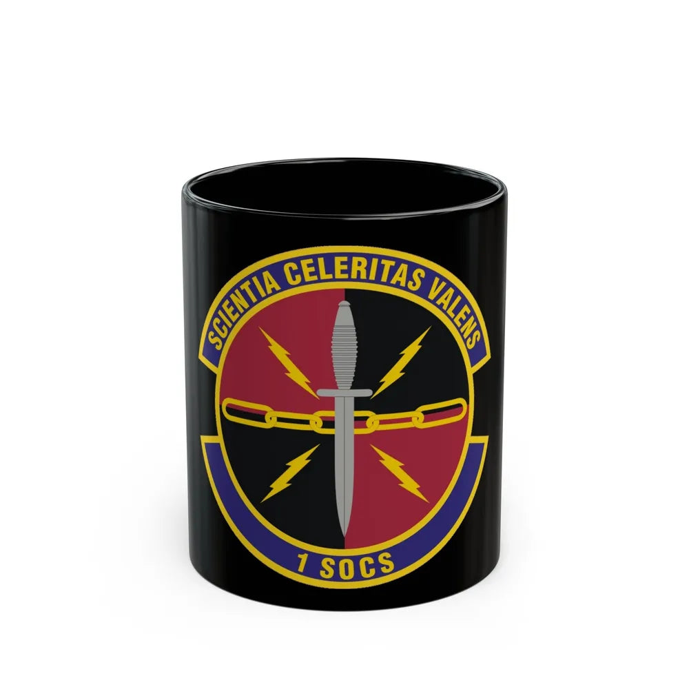 1st Special Operations Communications Squadron (U.S. Air Force) Black Coffee Mug-11oz-Go Mug Yourself