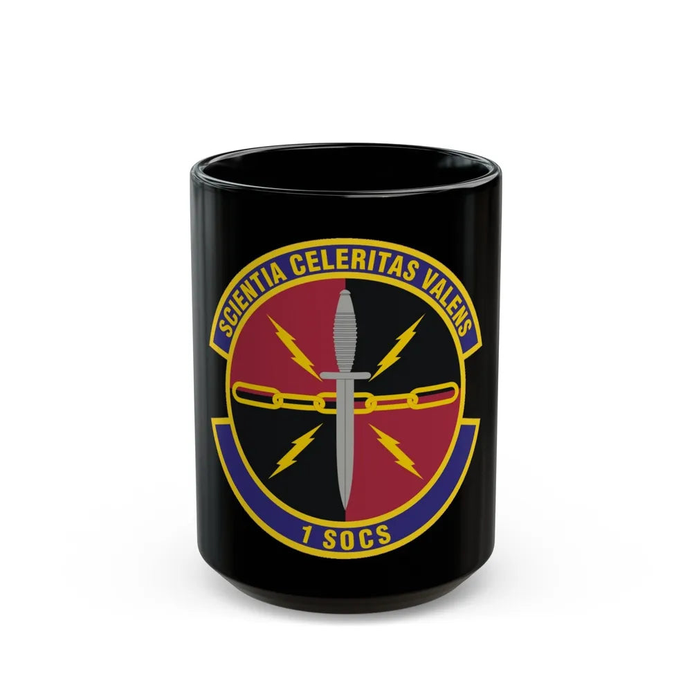 1st Special Operations Communications Squadron (U.S. Air Force) Black Coffee Mug-15oz-Go Mug Yourself