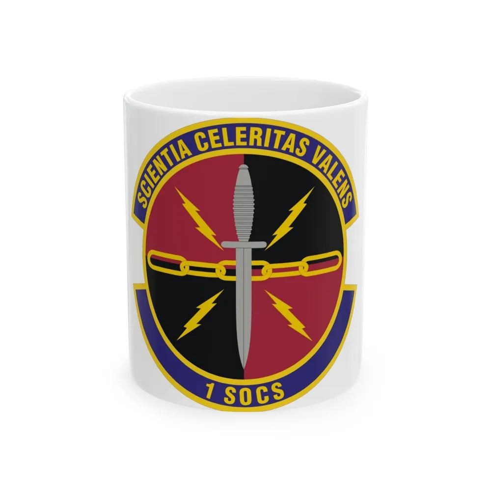 1st Special Operations Communications Squadron (U.S. Air Force) White Coffee Mug-11oz-Go Mug Yourself