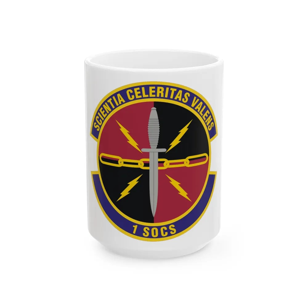 1st Special Operations Communications Squadron (U.S. Air Force) White Coffee Mug-15oz-Go Mug Yourself