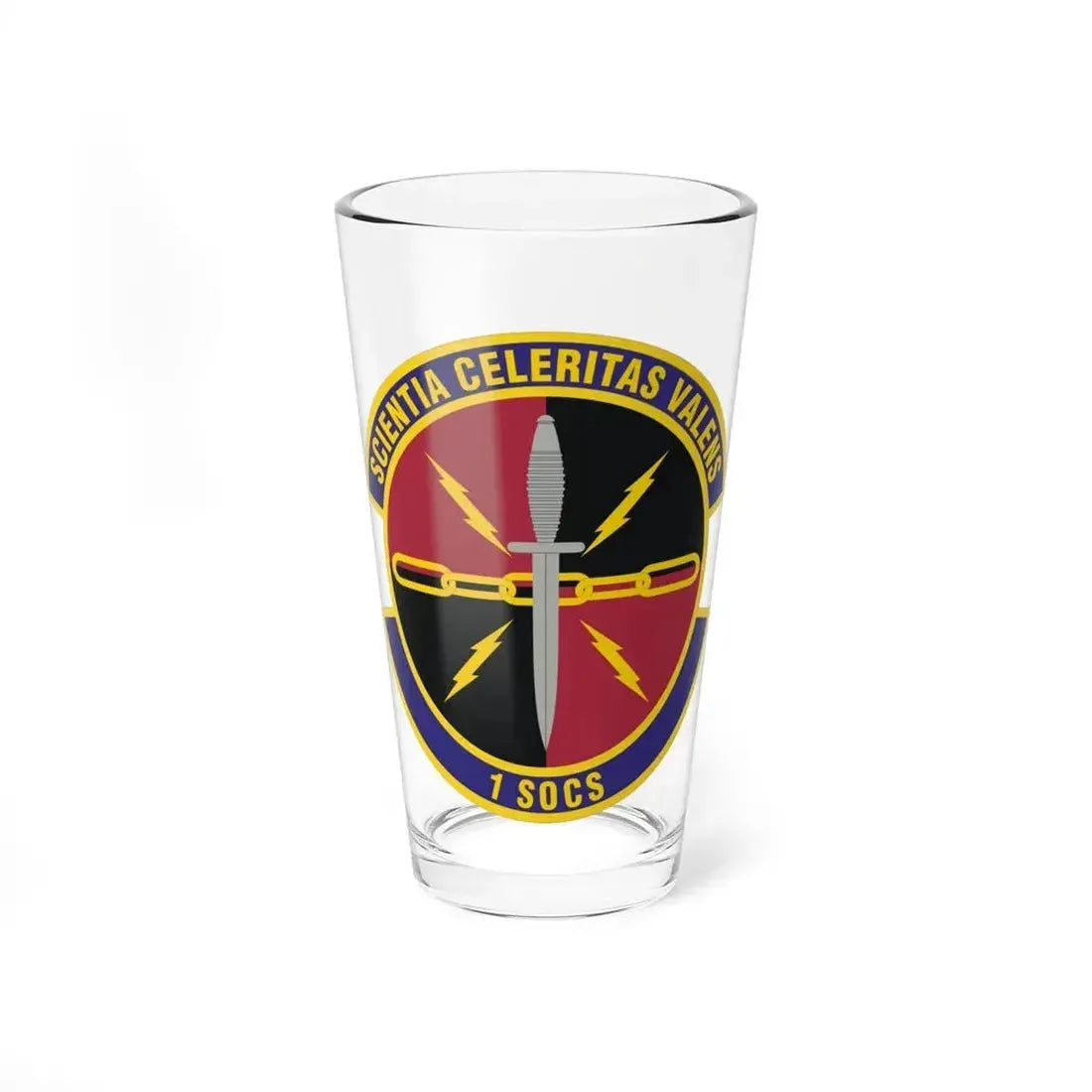 1st Special Operations Communications Squadron (U.S. Air Force) Pint Glass 16oz - Go Mug Yourself