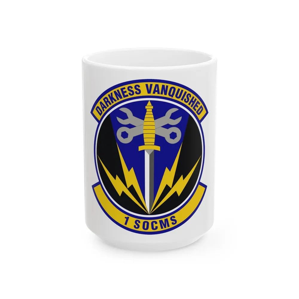 1st Special Operations Component Maintenance Squadron (U.S. Air Force) White Coffee Mug-15oz-Go Mug Yourself