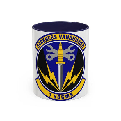 1st Special Operations Component Maintenance Squadron (U.S. Air Force) Accent Coffee Mug 11oz Navy - Go Mug Yourself