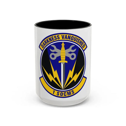 1st Special Operations Component Maintenance Squadron (U.S. Air Force) Accent Coffee Mug 15oz Black - Go Mug Yourself