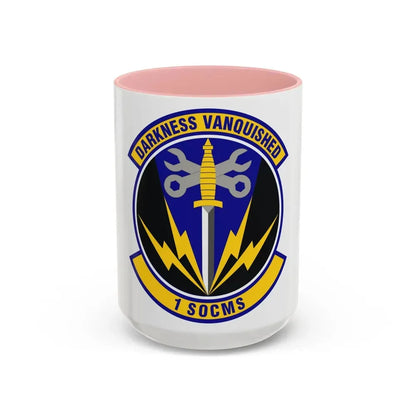 1st Special Operations Component Maintenance Squadron (U.S. Air Force) Accent Coffee Mug 15oz Pink - Go Mug Yourself
