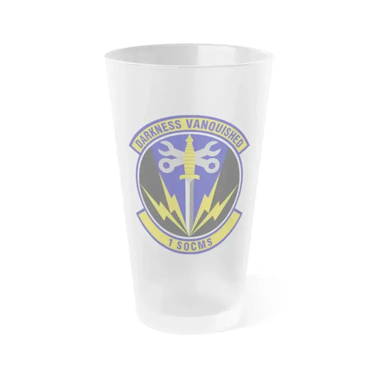 1st Special Operations Component Maintenance Squadron (U.S. Air Force) Frosted Pint Glass 16oz 16oz Frosted - Go Mug Yourself
