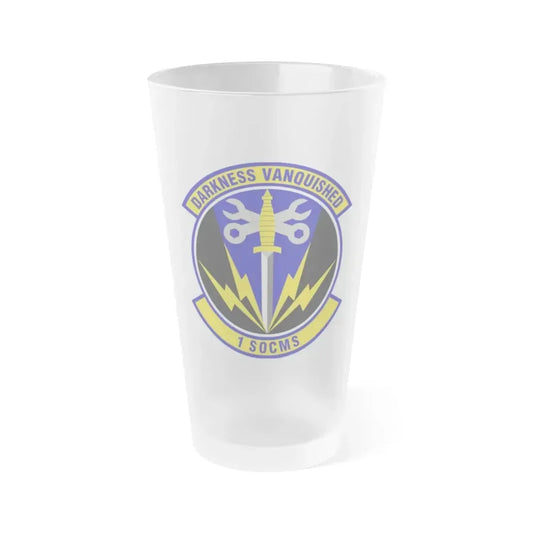 1st Special Operations Component Maintenance Squadron (U.S. Air Force) Frosted Pint Glass 16oz 16oz Frosted - Go Mug Yourself